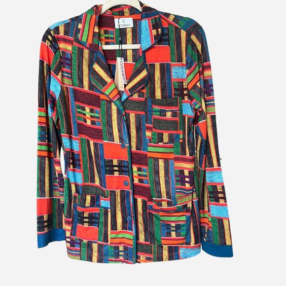 Cosabella Sleep Top Peruvian Cotton NWT bella print‎ - Picture 1 of 7